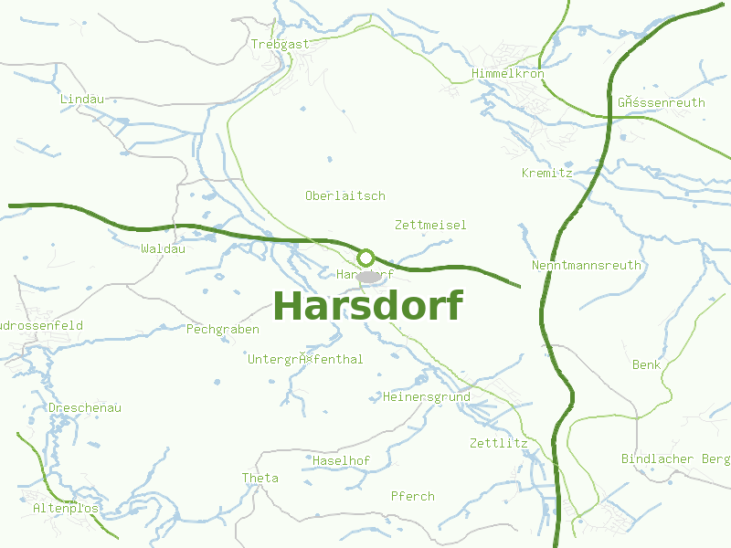 Karte von Harsdorf