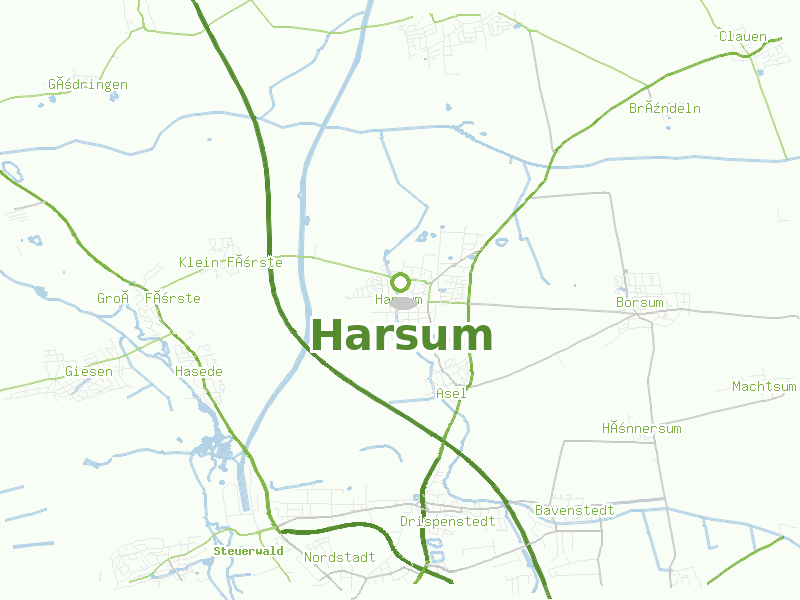 Karte von Harsum