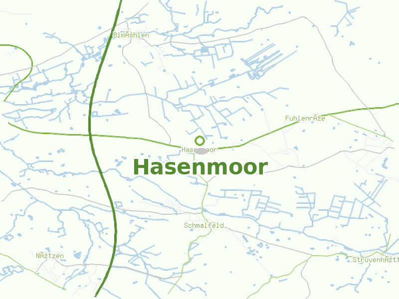 Karte von Hasenmoor