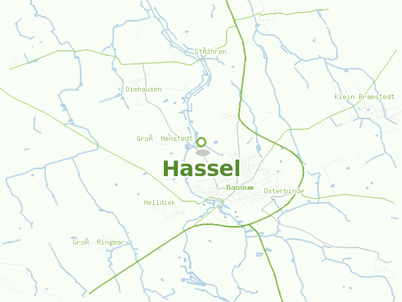 Karte von Hassel