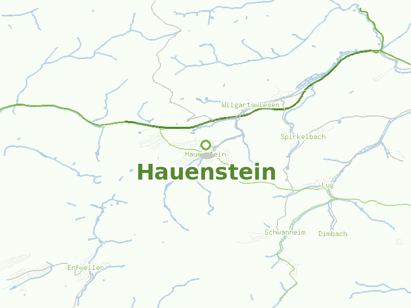 Karte von Hauenstein