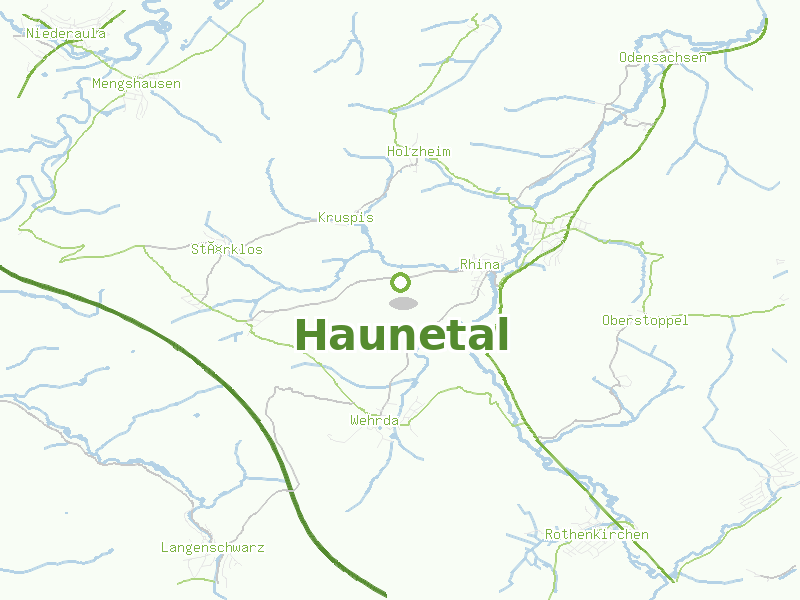 Karte von Haunetal