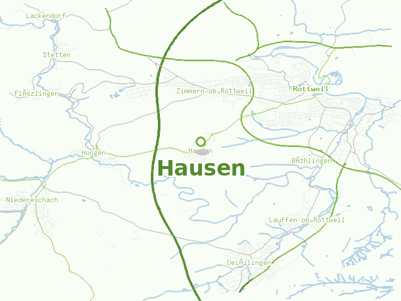 Karte von Hausen
