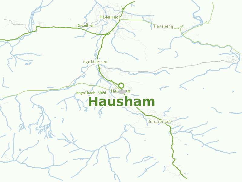 Karte von Hausham