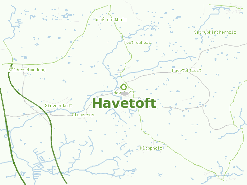 Karte von Havetoft
