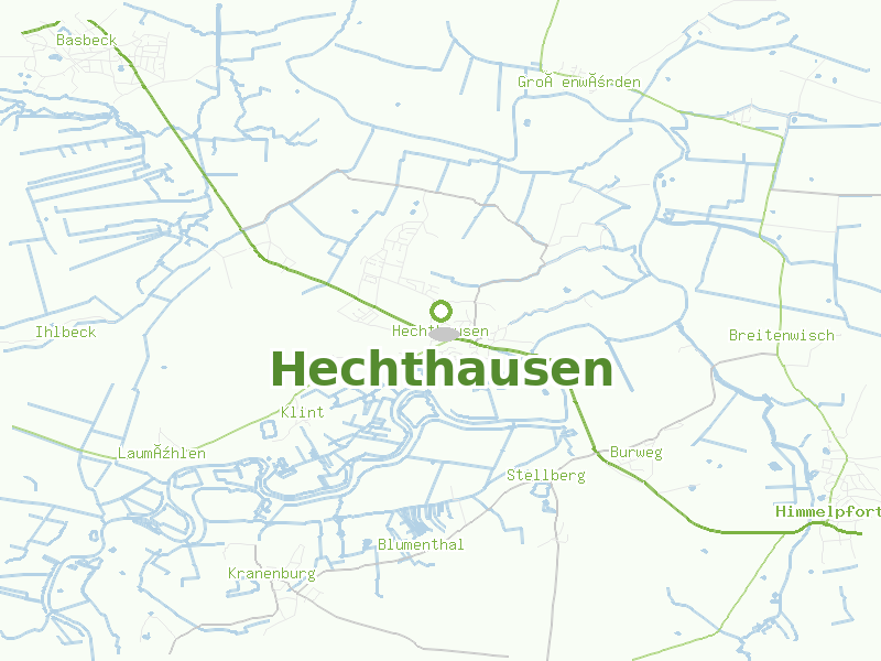 Karte von Hechthausen