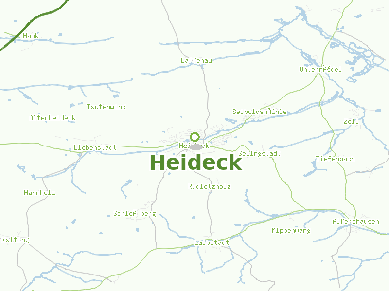 Karte von Heideck