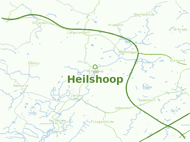 Karte von Heilshoop