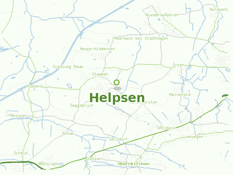 Karte von Helpsen