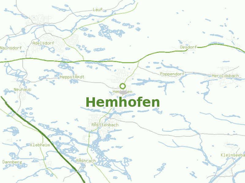 Karte von Hemhofen