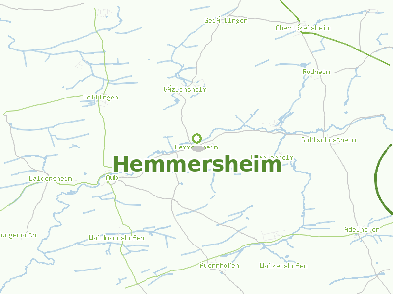 Karte von Hemmersheim
