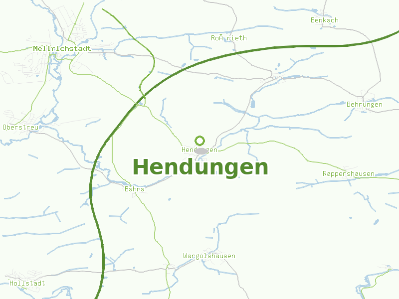 Karte von Hendungen