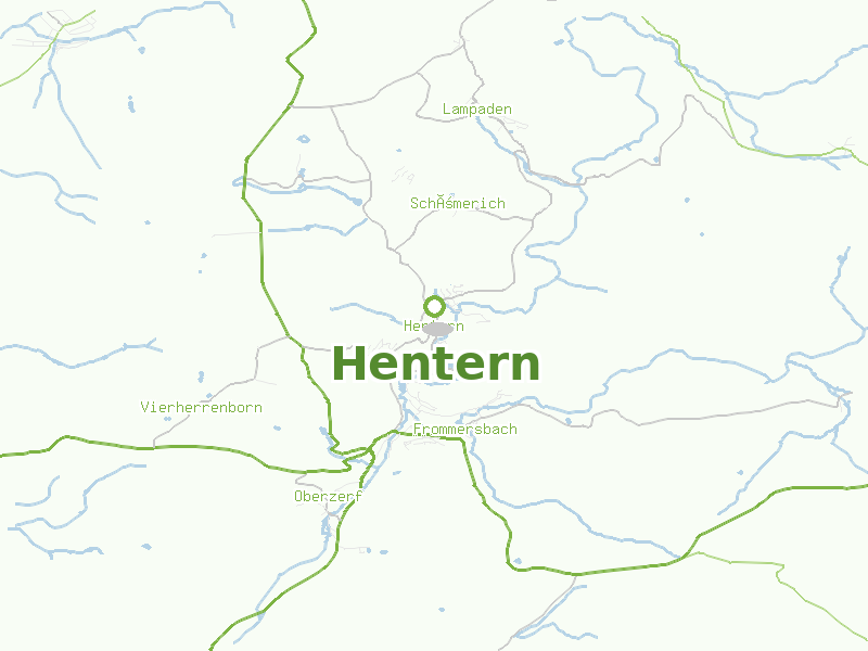 Karte von Hentern