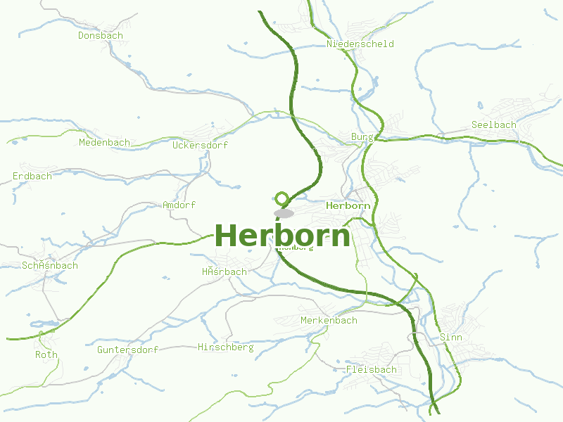 Karte von Herborn