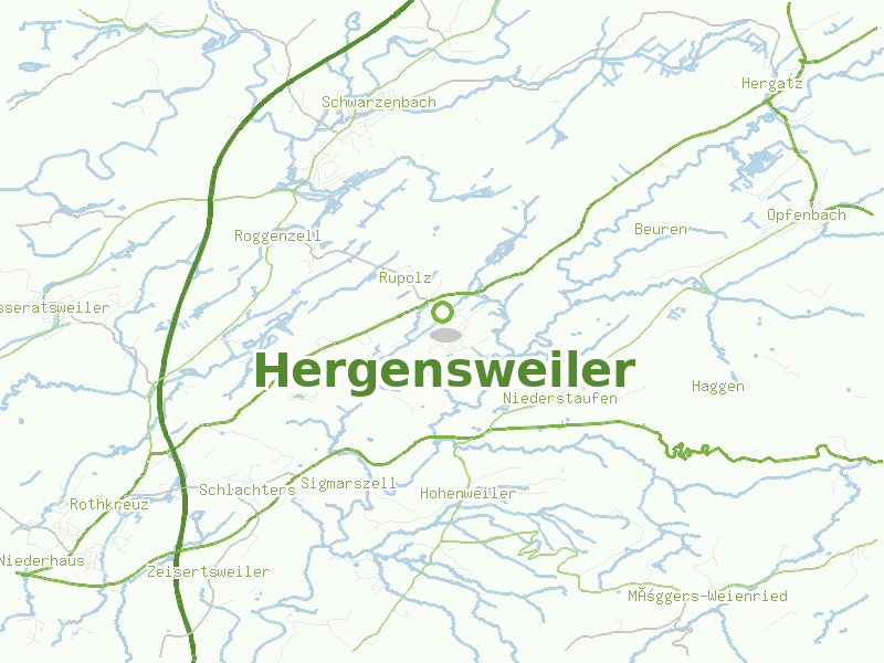 Karte von Hergensweiler