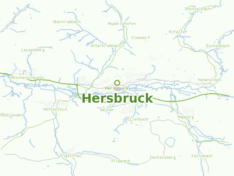 Karte von Hersbruck