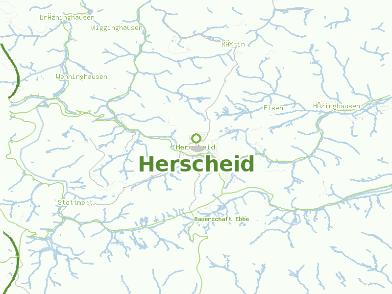 Karte von Herscheid