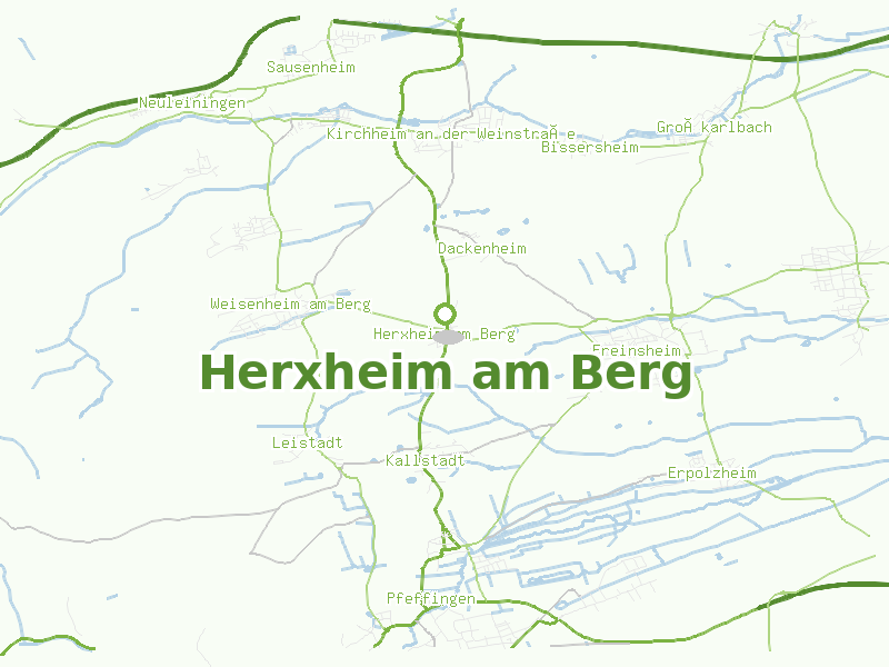 Karte von Herxheim am Berg