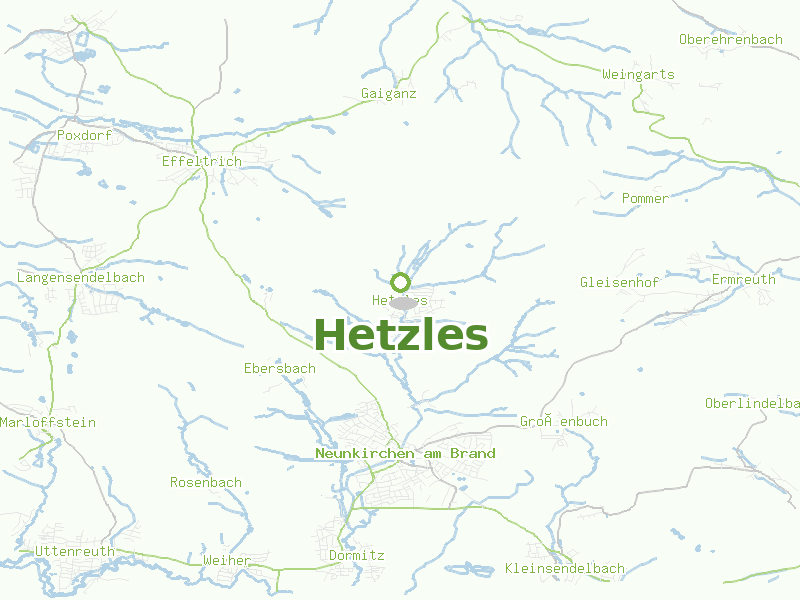 Karte von Hetzles