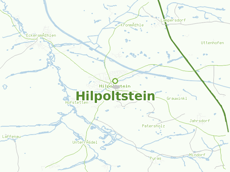Karte von Hilpoltstein