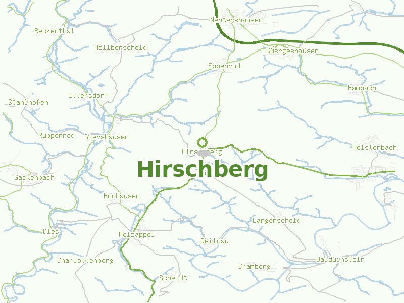 Karte von Hirschberg