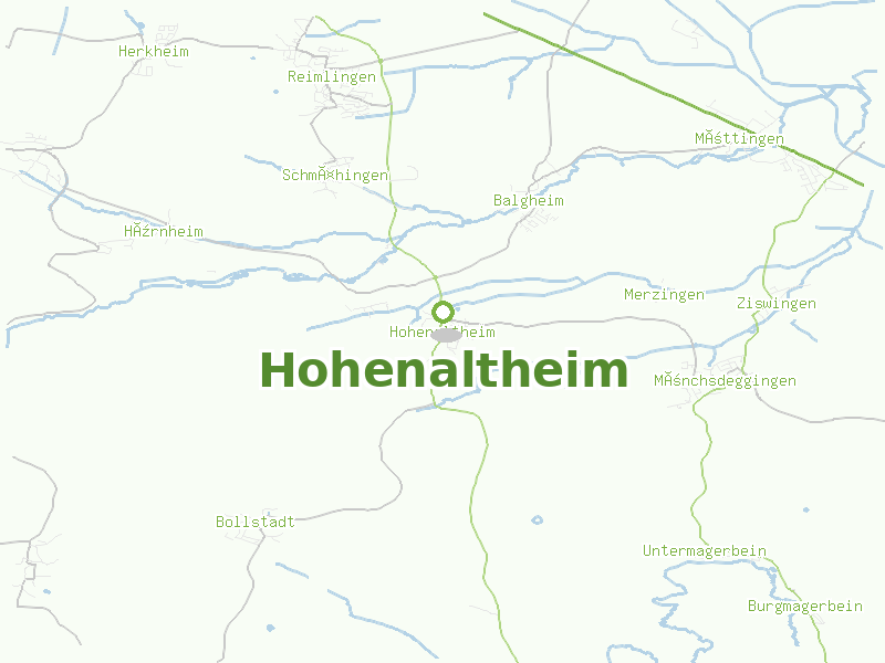 Karte von Hohenaltheim
