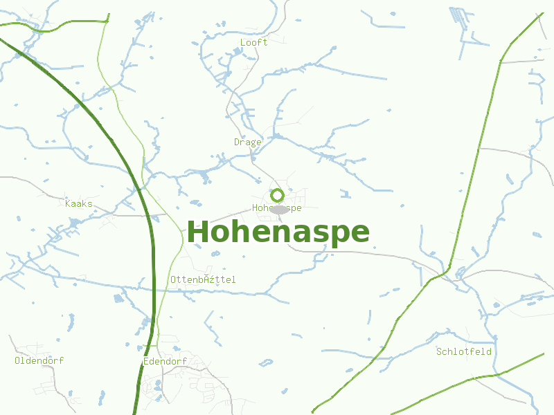 Karte von Hohenaspe