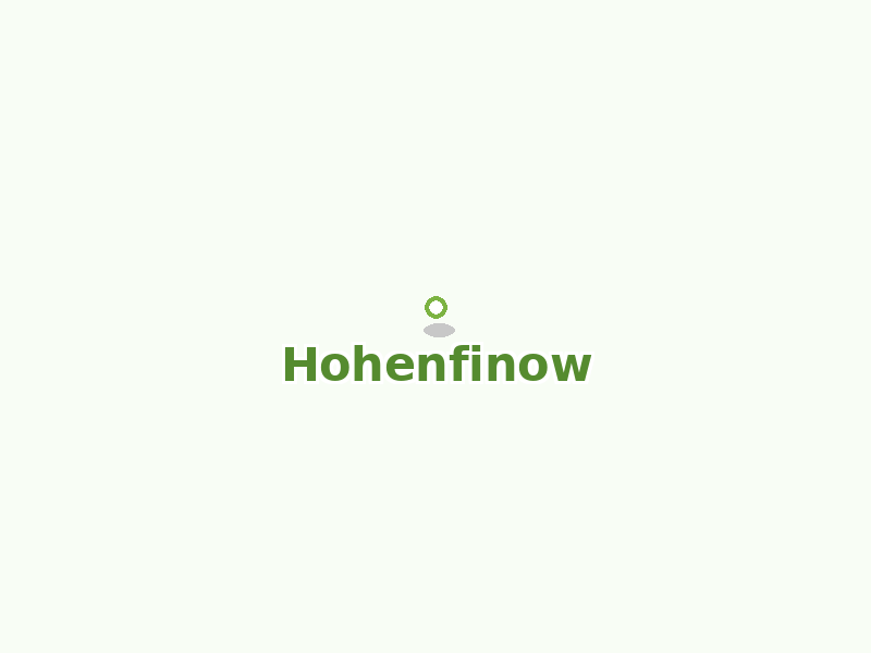 Karte von Hohenfinow