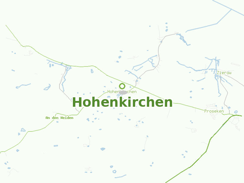 Karte von Hohenkirchen