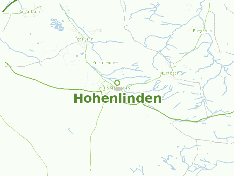 Karte von Hohenlinden