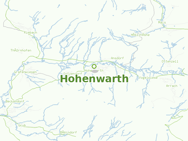 Karte von Hohenwarth