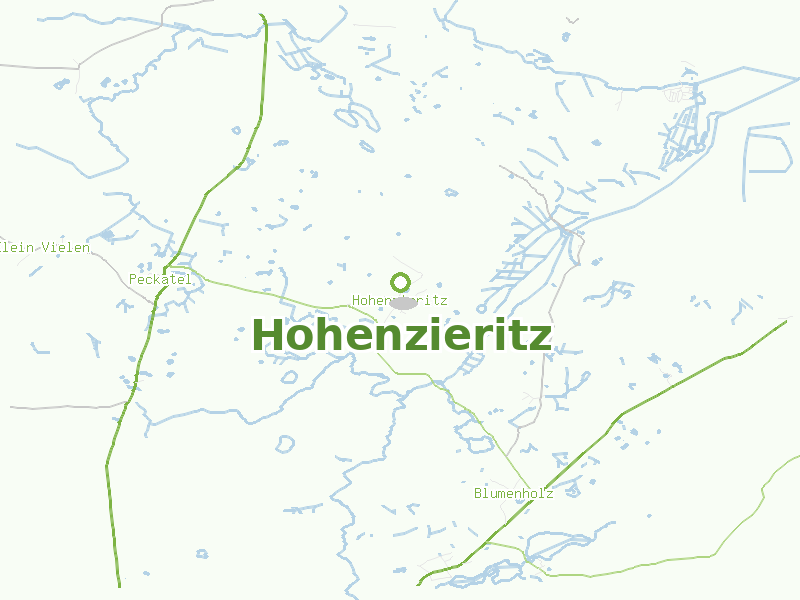 Karte von Hohenzieritz
