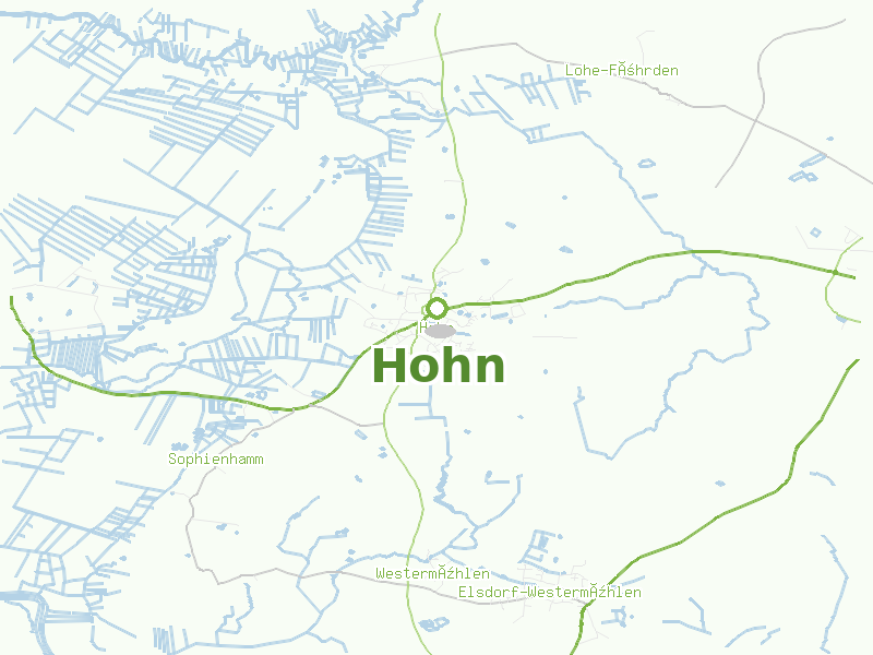 Karte von Hohn