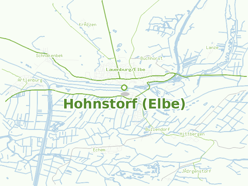 Karte von Hohnstorf (Elbe)