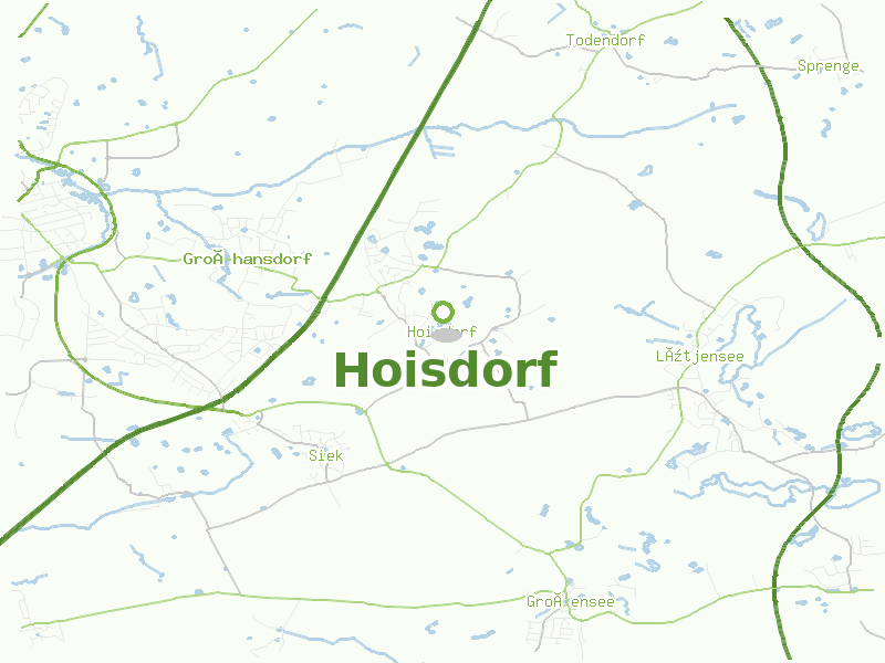 Karte von Hoisdorf