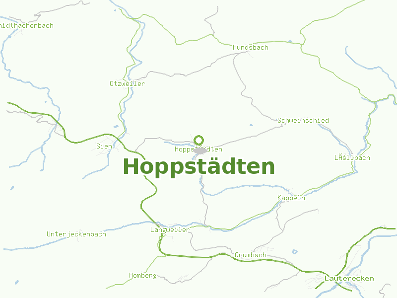 Karte von Hoppstädten