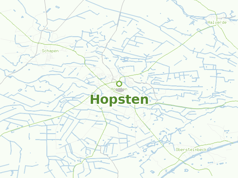 Karte von Hopsten