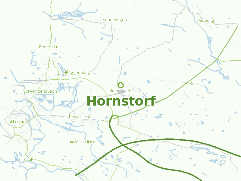 Karte von Hornstorf