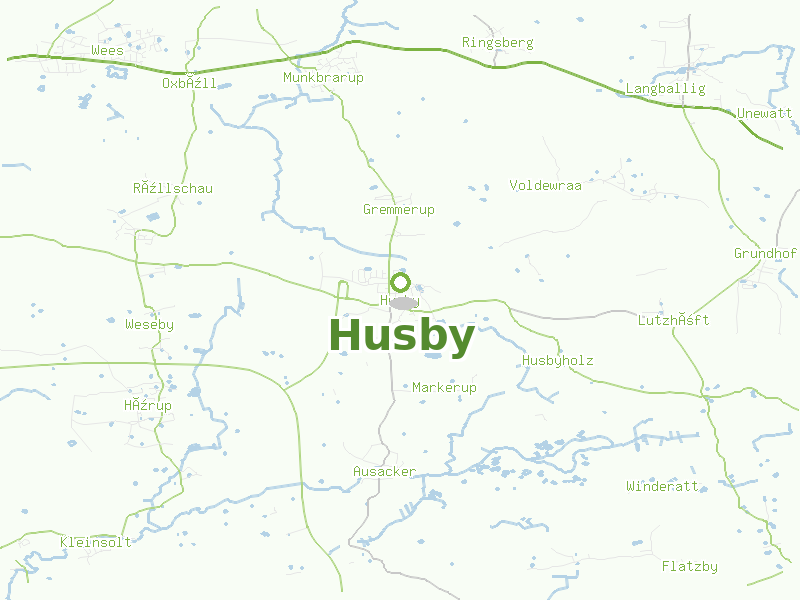 Karte von Husby