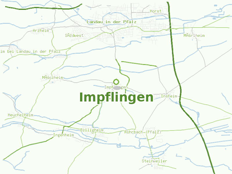 Karte von Impflingen