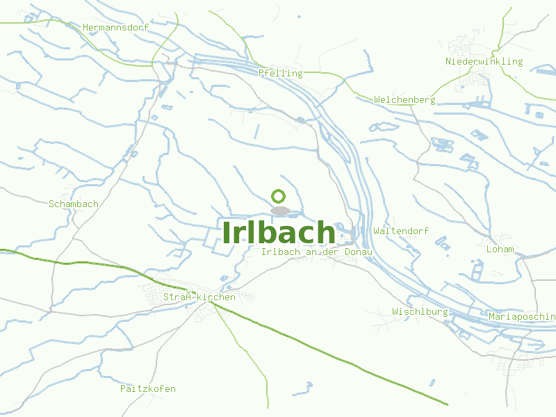 Karte von Irlbach