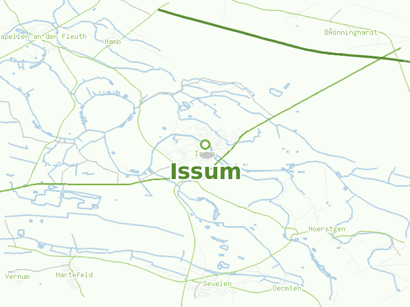 Karte von Issum