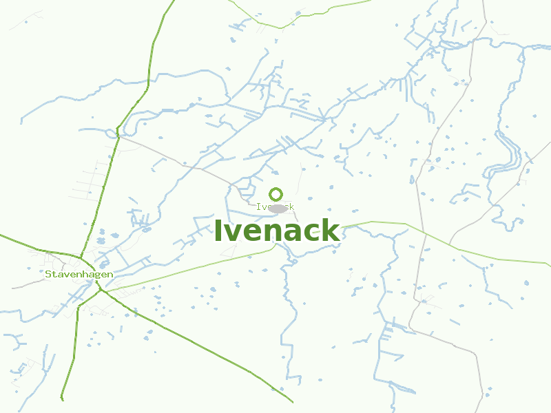 Karte von Ivenack