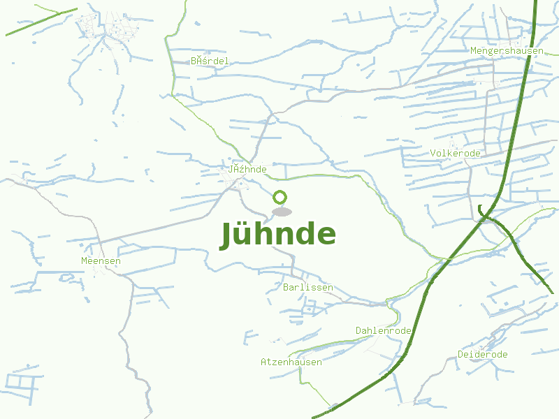 Karte von Jühnde