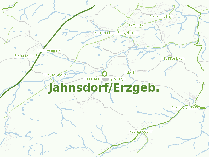 Karte von Jahnsdorf/Erzgeb.