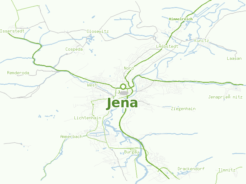 Karte von Jena