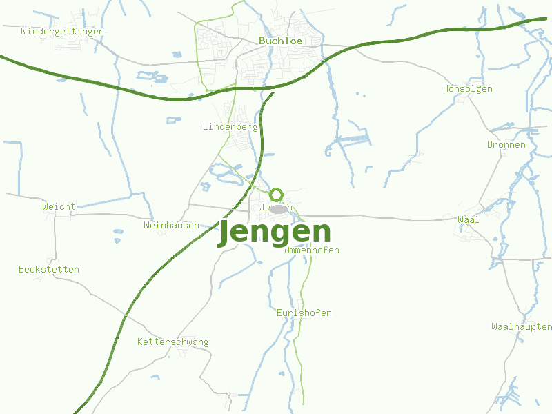 Karte von Jengen