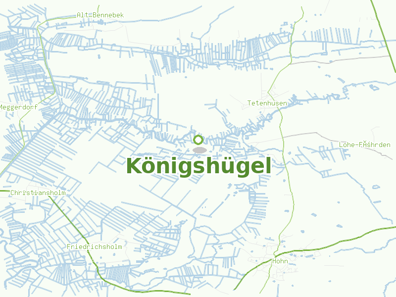 Karte von Königshügel