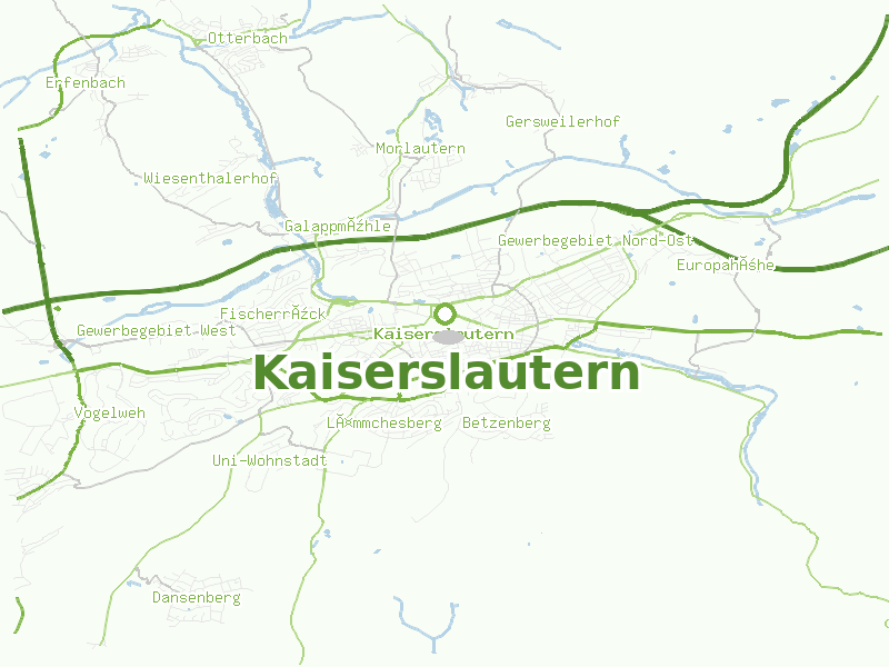 Karte von Kaiserslautern