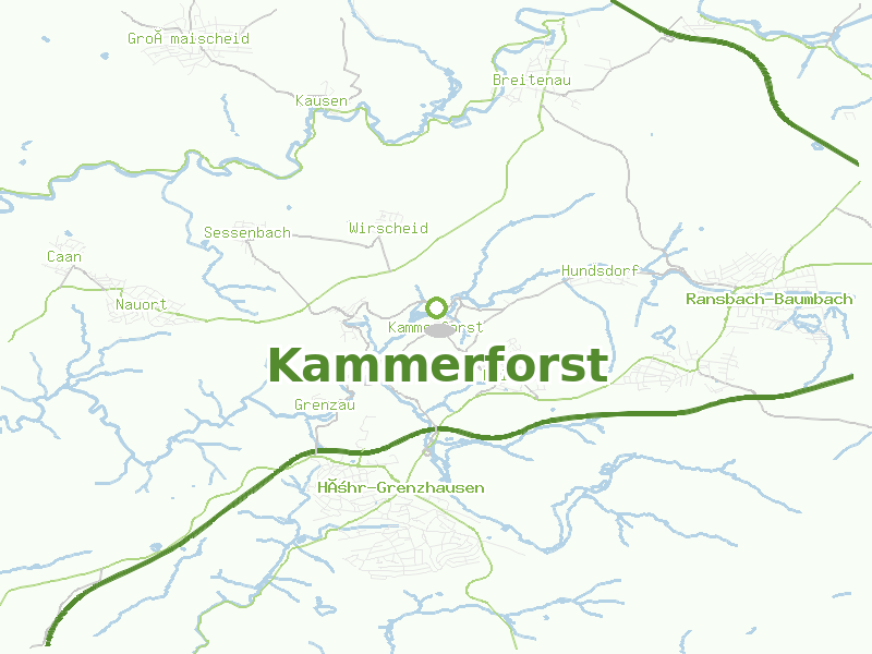 Karte von Kammerforst